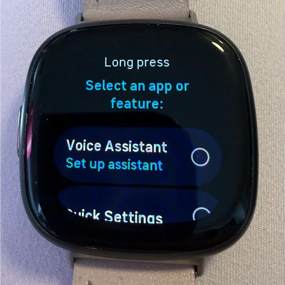 Fitbit Versa 4 Smartwatch - Black and Beige - Picture 5 of 6